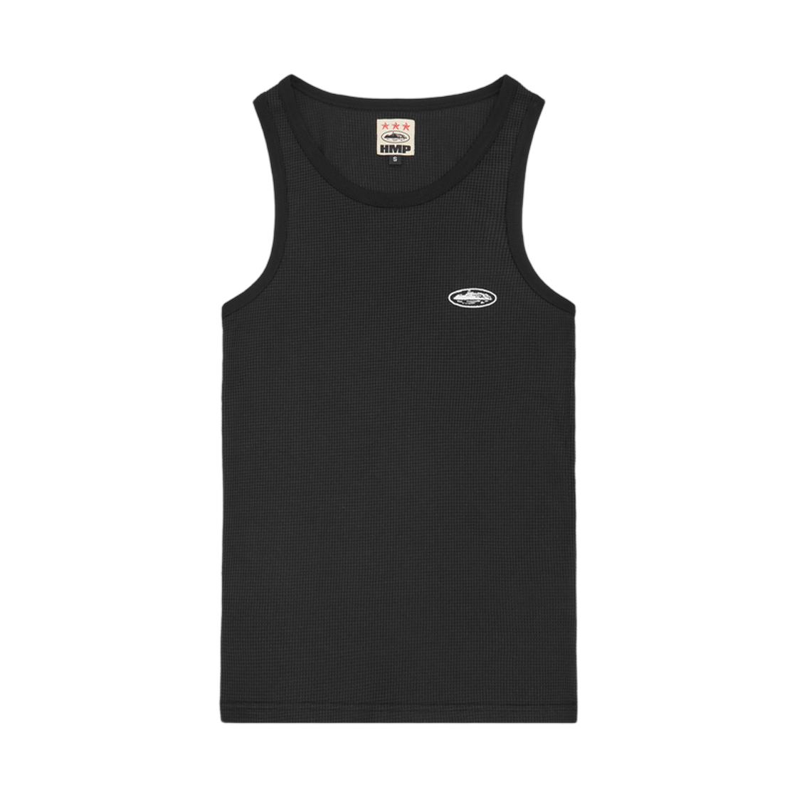 코르테이즈 HMP 에센셜 탱크탑 블랙(Corteiz HMP Essentials Tank Top Black)