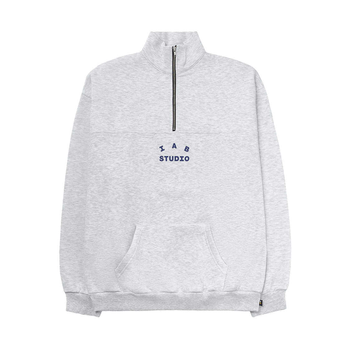아이앱 스튜디오 하프 집 풀오버 라이트 그레이(IAB Studio Half Zip Pullover Light Gray)