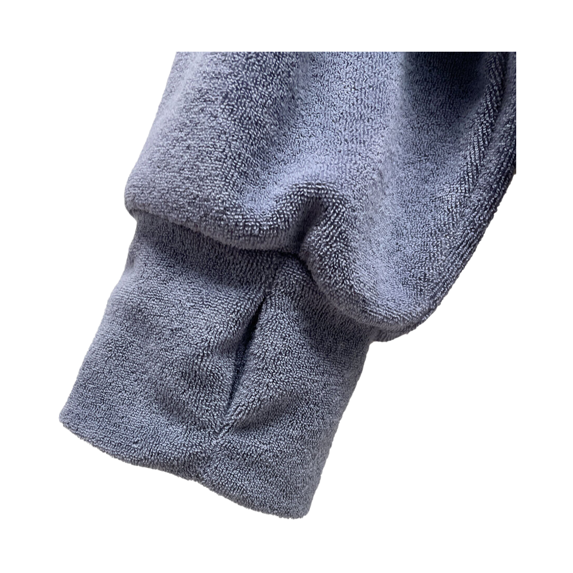 키아세 타월 풀 집업 후드 더스트 블루(Kiiace Towel Full-zip Hoodie Dust Blue) - 4
