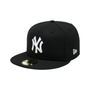 New Era MLB New York Yankees Basic 59Fifty Fitted Cap Black White
