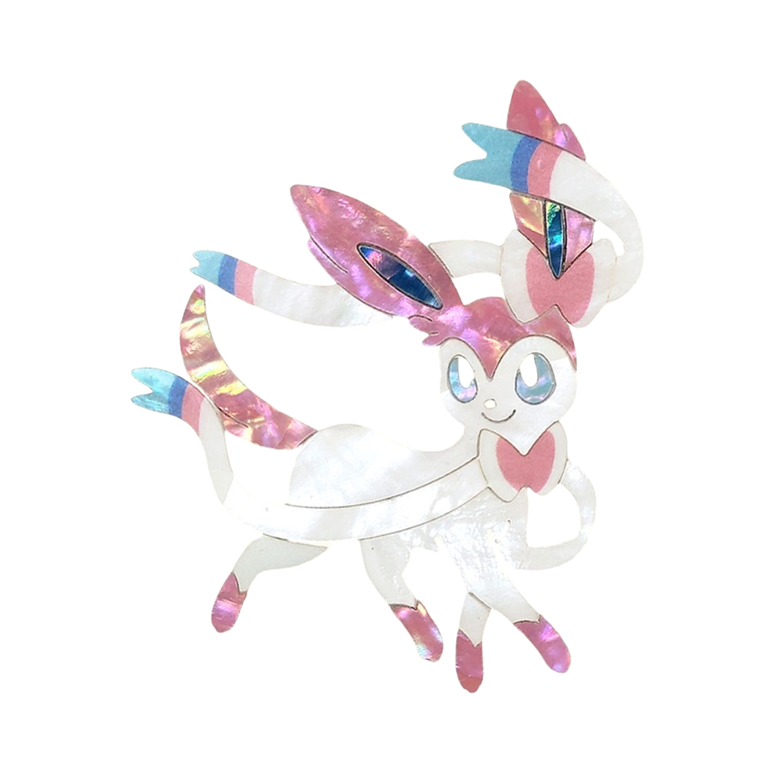 포켓몬 스토어 전통 에디션 자개 스티커 님피아(Pokemon Store Korean Traditional Edition Mother Pearl Sticker Sylveon)