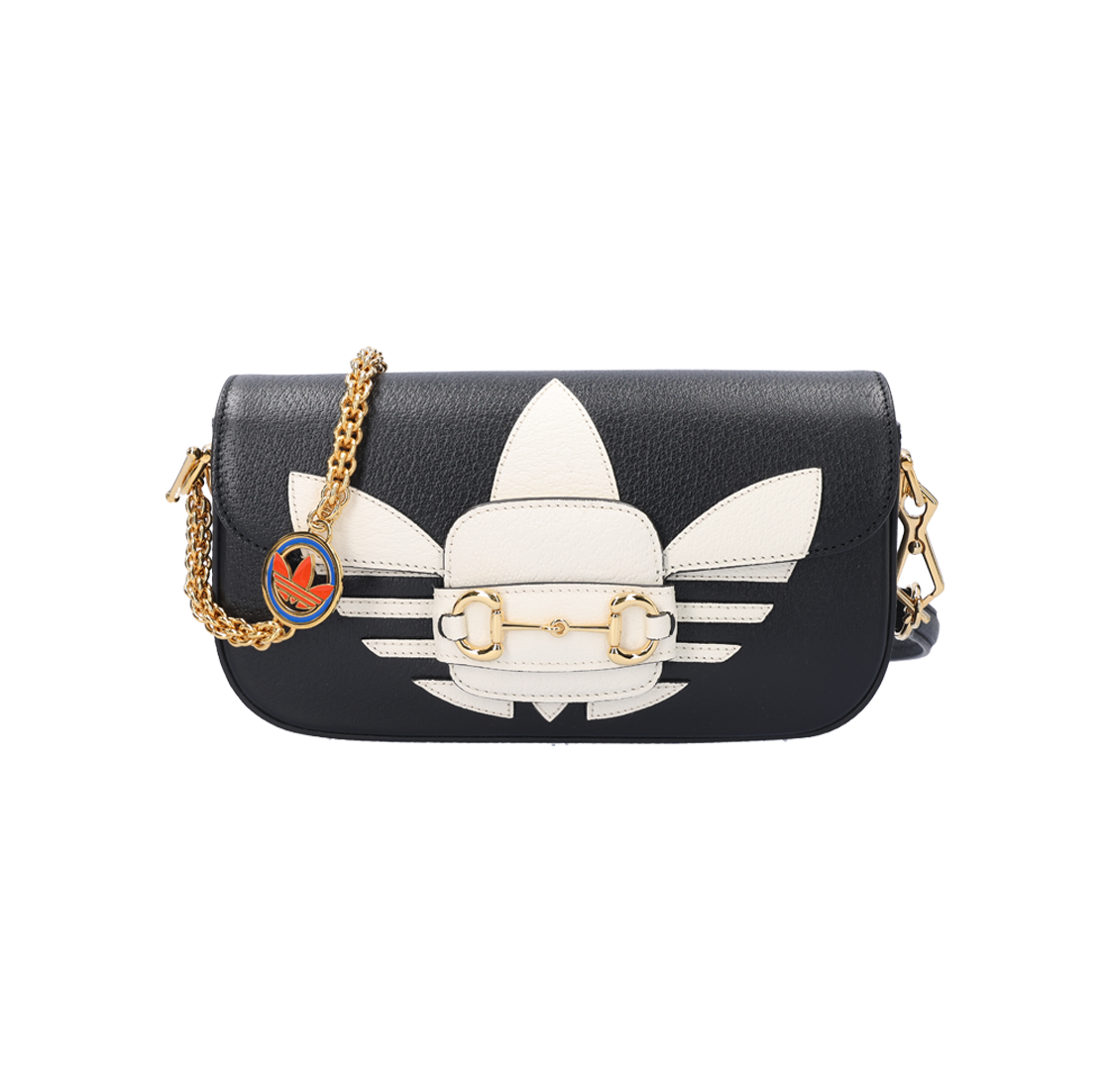 구찌 x 아디다스 722009 1955 스몰 홀스빗 숄더백 블랙(Gucci x Adidas 722009 1955 Small Horsebit Shoulder Bag Black) - 1