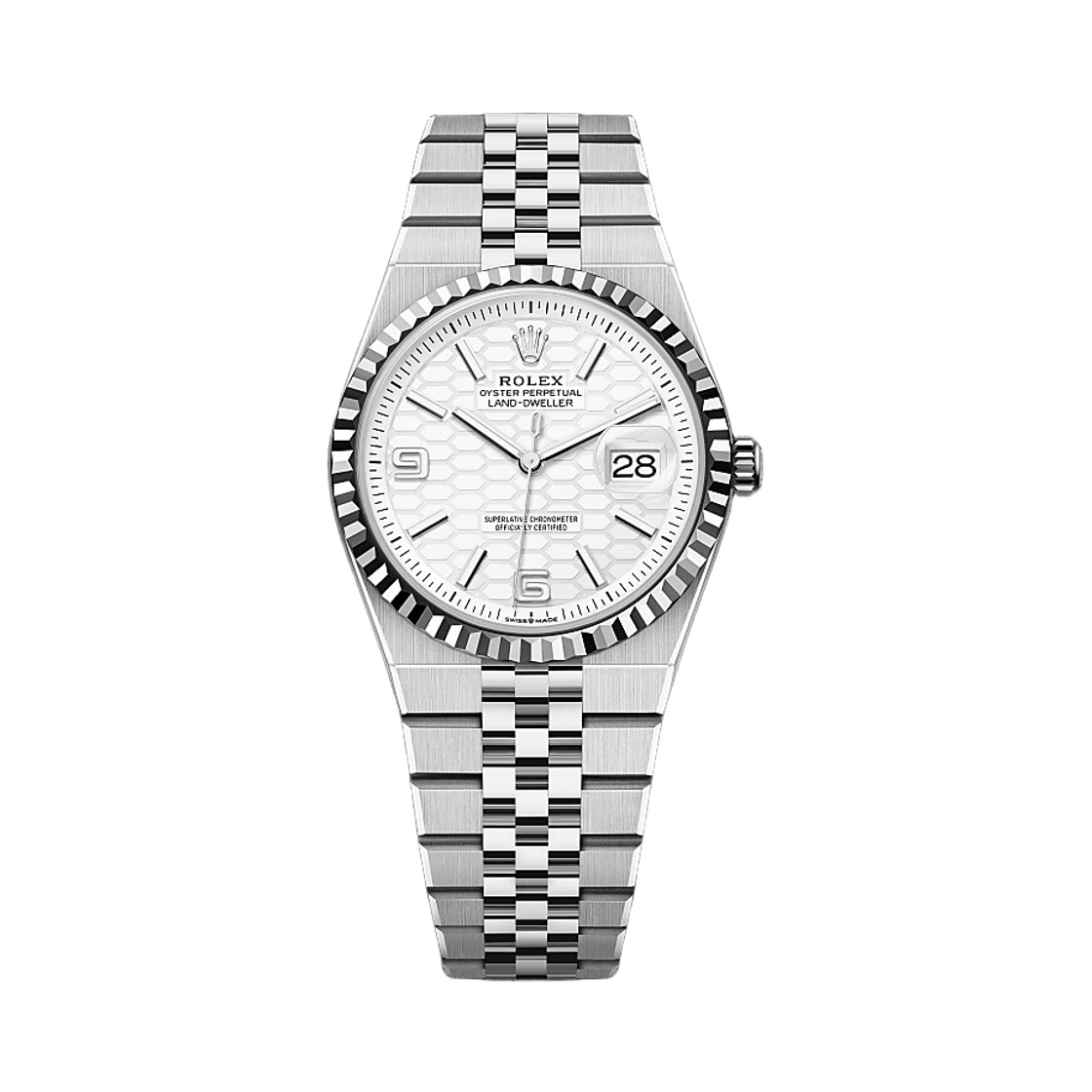 롤렉스 랜드드웰러 36mm 127234 인텐스 화이트 플랫 쥬빌리(Rolex Land-Dweller 36mm 127234 Intense White Flat Jubilee)