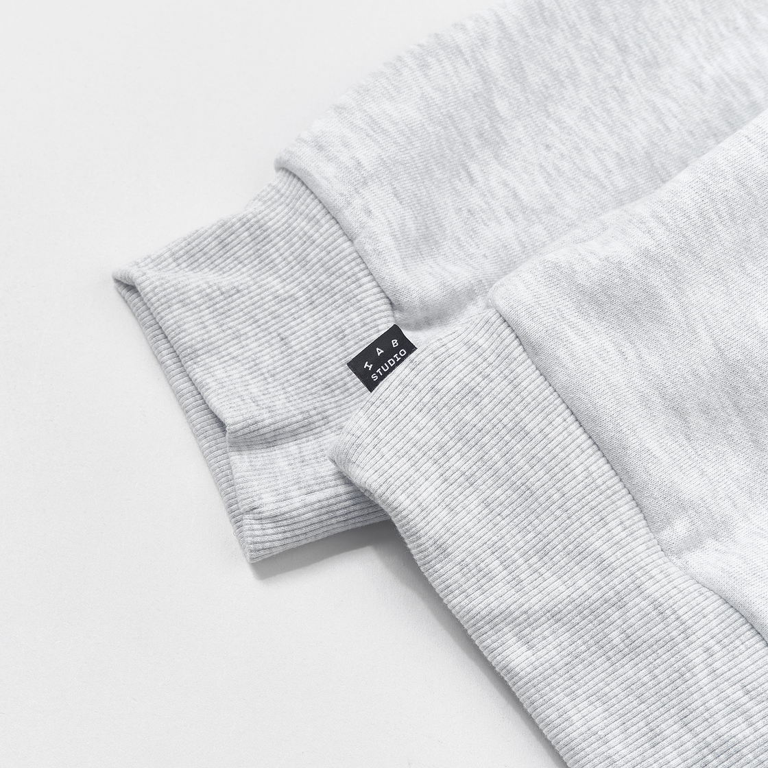 아이앱 스튜디오 하프 집 풀오버 라이트 그레이(IAB Studio Half Zip Pullover Light Gray) - 6