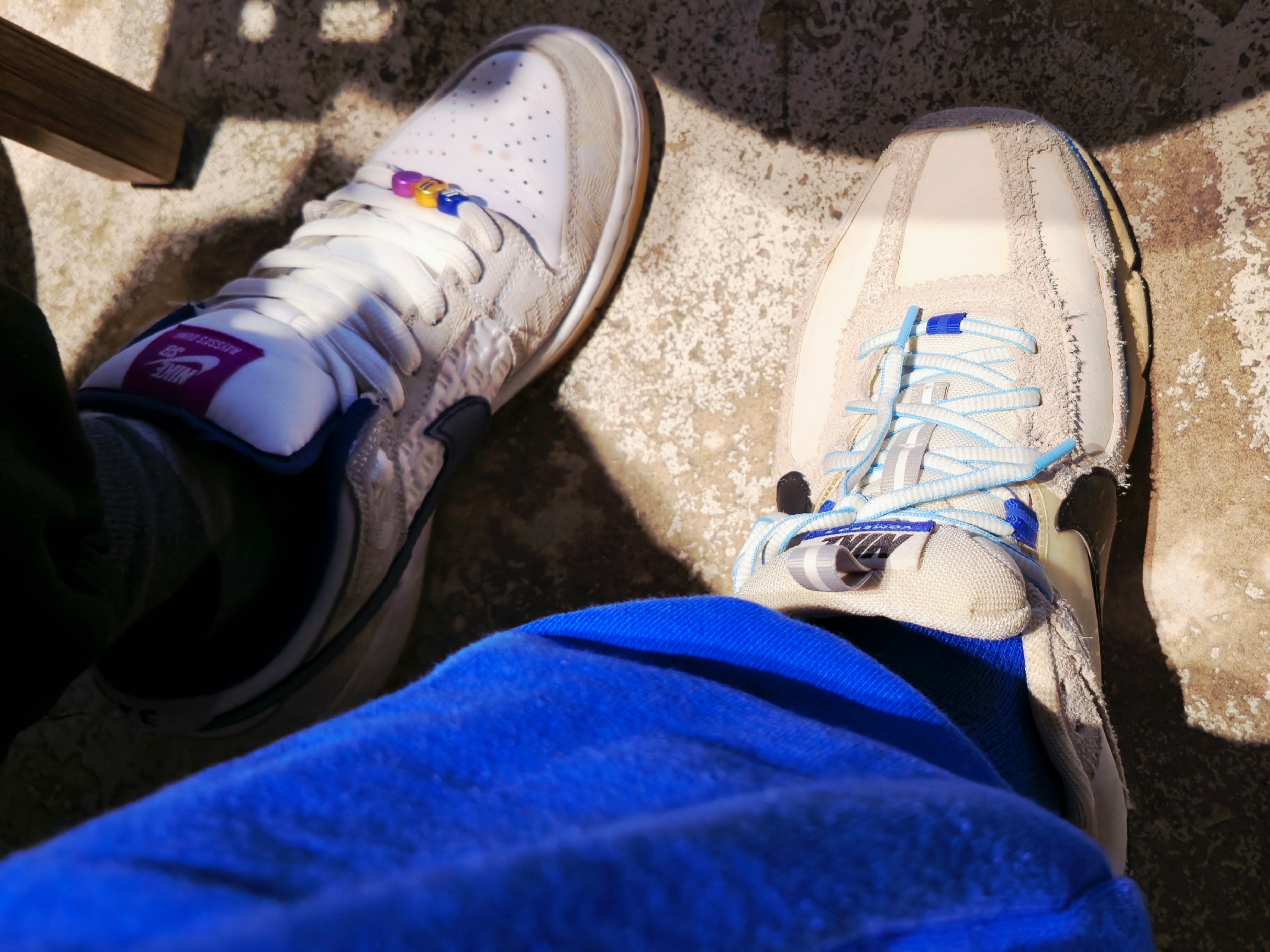 Nike x Rayssa Leal SB Dunk Low PRM Pure Platinum Vivid Purple, (W) Nike Zoom Vomero 5 PRM Designed by Japan 착용 스타일 - 1