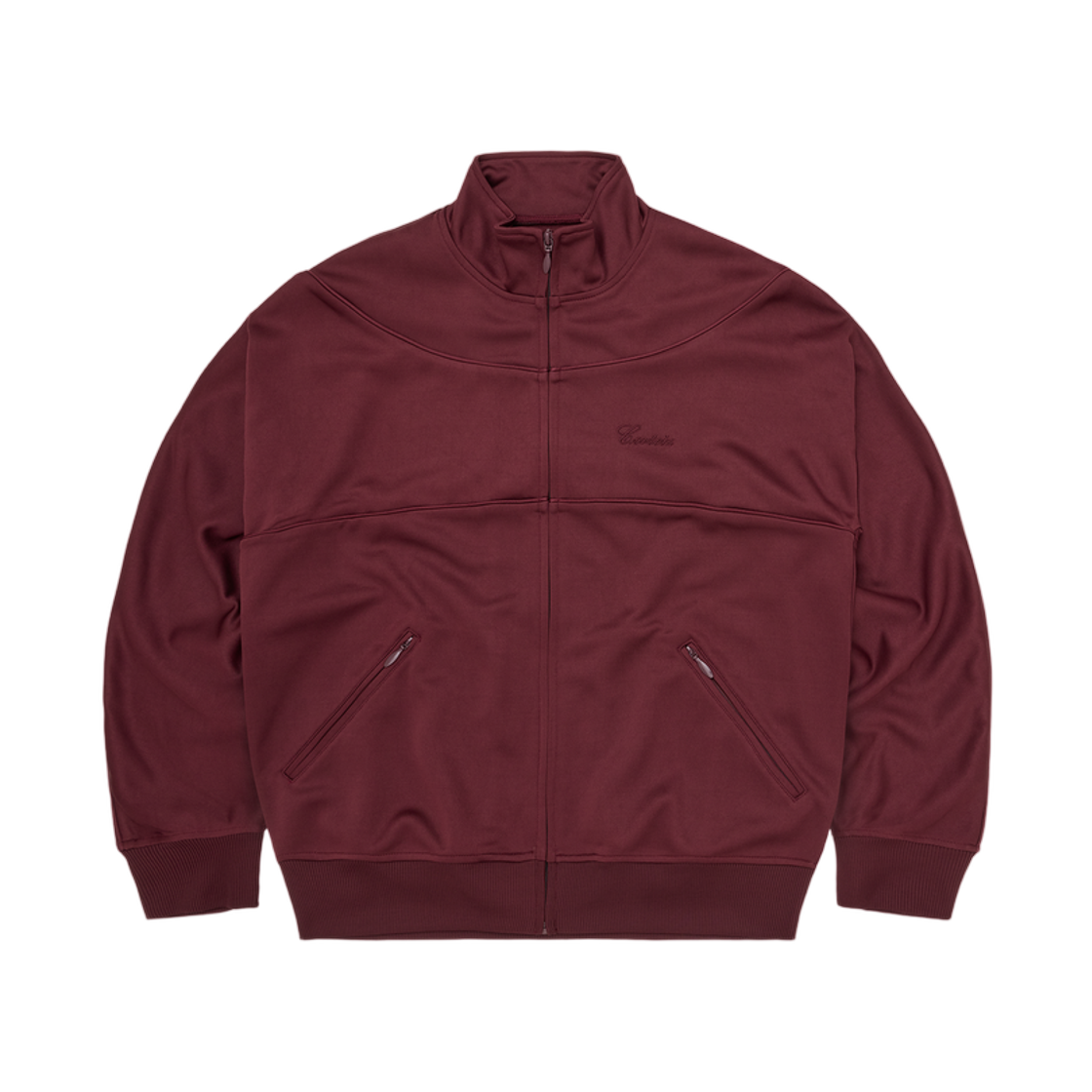 - Corteiz Speciale Track Jacket Burgundy