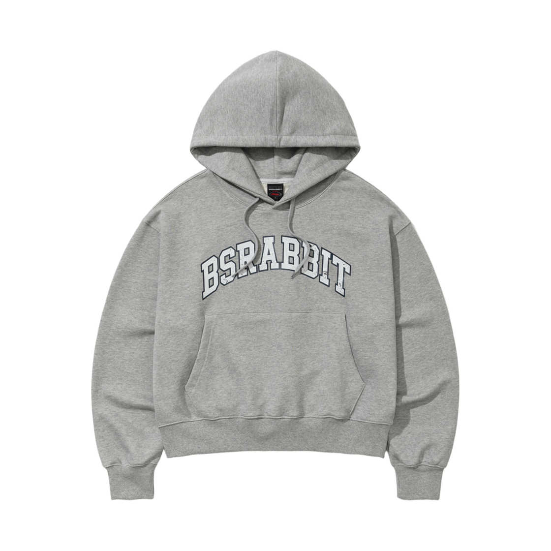 BSR2526FWBD077 Bsrabbit Standard Logo Hoodie Gray