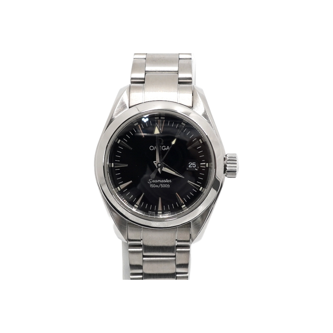 오메가 2577.50 씨마스터 아쿠아테라 29mm 쿼츠 스틸 여성 시계aa59378(Omega Seamaster Aqua Terra 29mm Quartz Steel Women's Watch 2577.50)