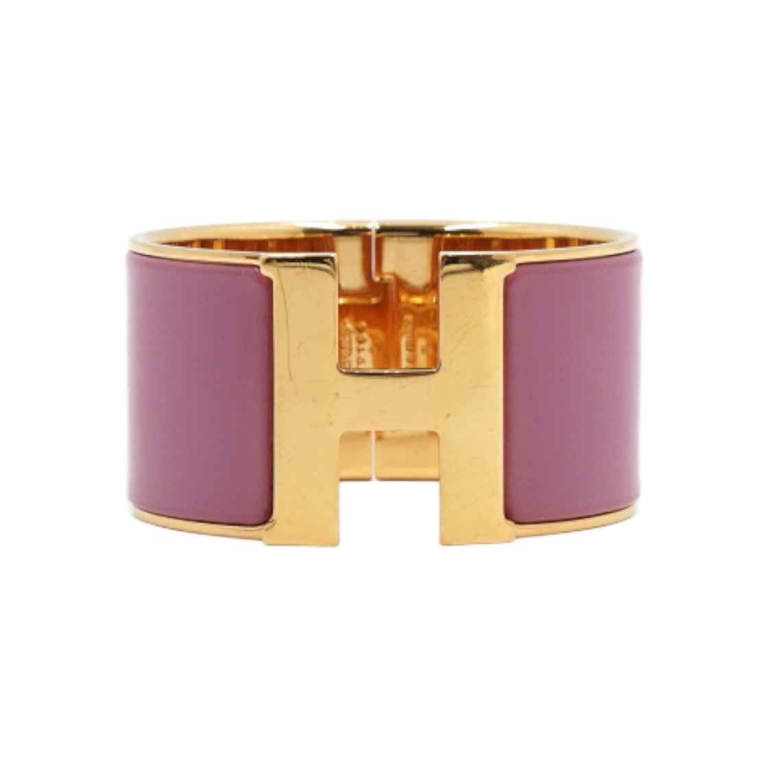 IT6529HCN4JD Hermes Clic Clac H Ash Extra Large Gold Bracelet