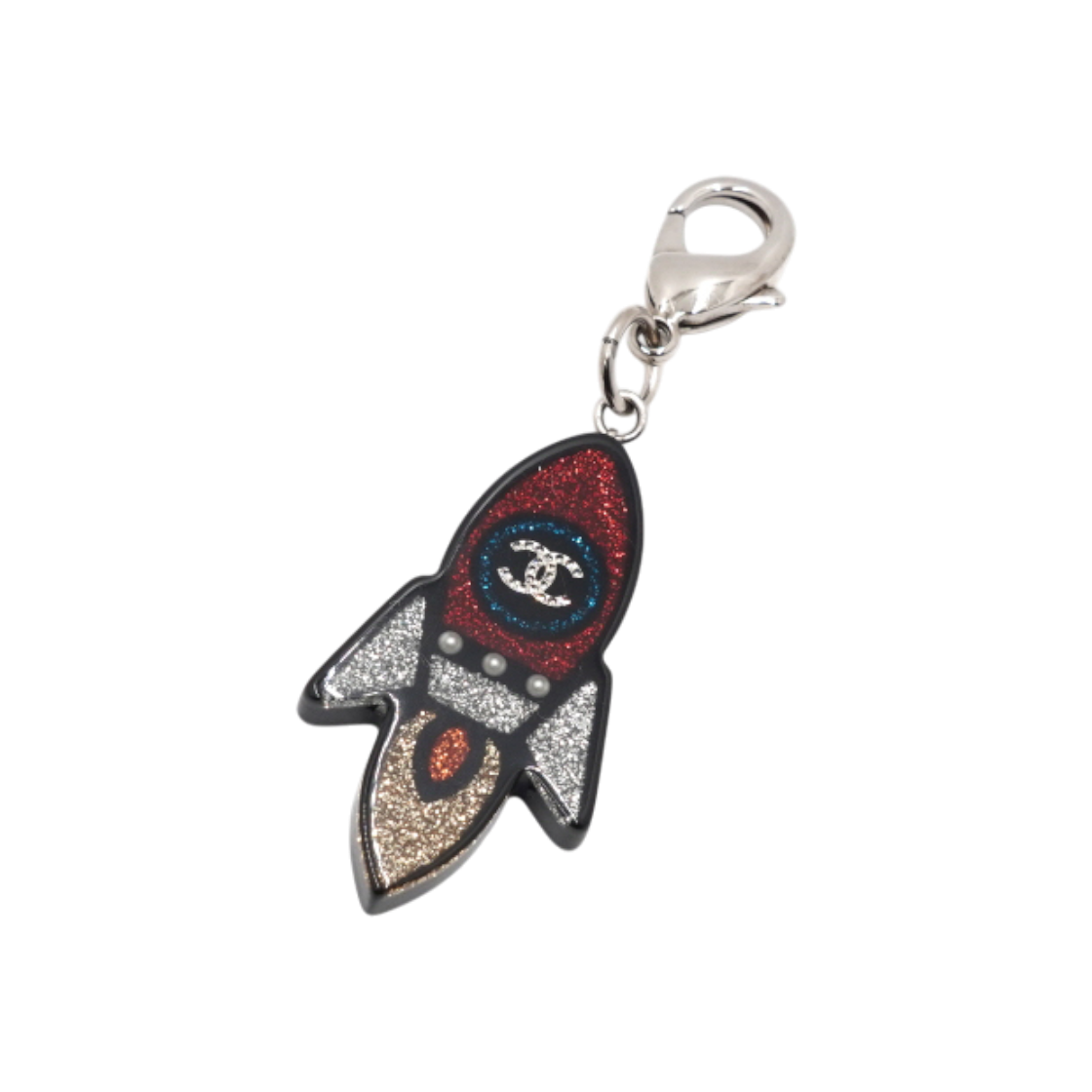 샤넬 A89421 17시즌 레진 글리터 로켓 키링aa60539(Chanel A89421 17 Season Resin Glitter Rocket Keychain) - 1
