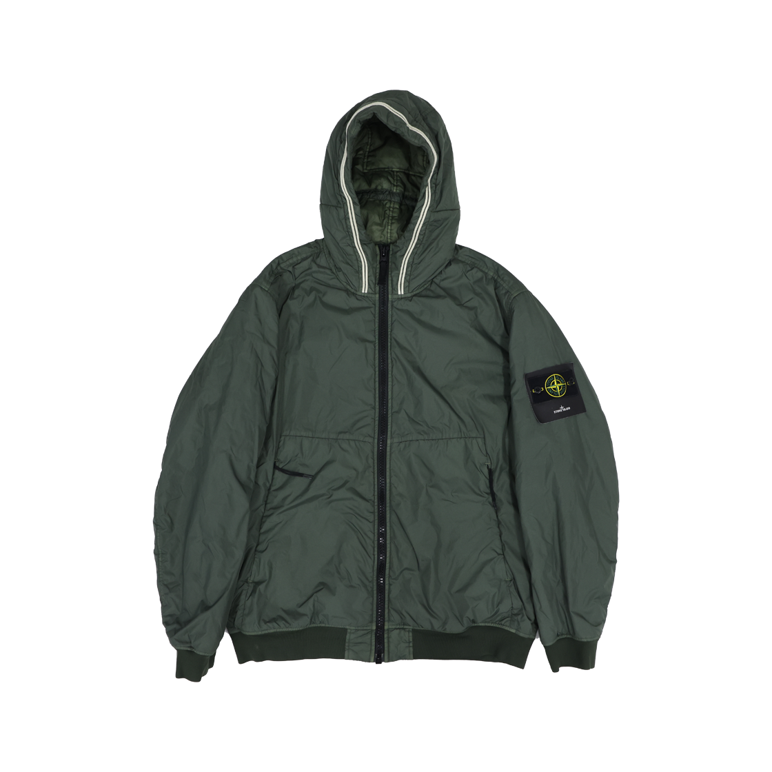 ITMAM298BDED Stone Island Garment Dyed Crinkle Nylon PrimaLoft TC Down Jacket - Olive