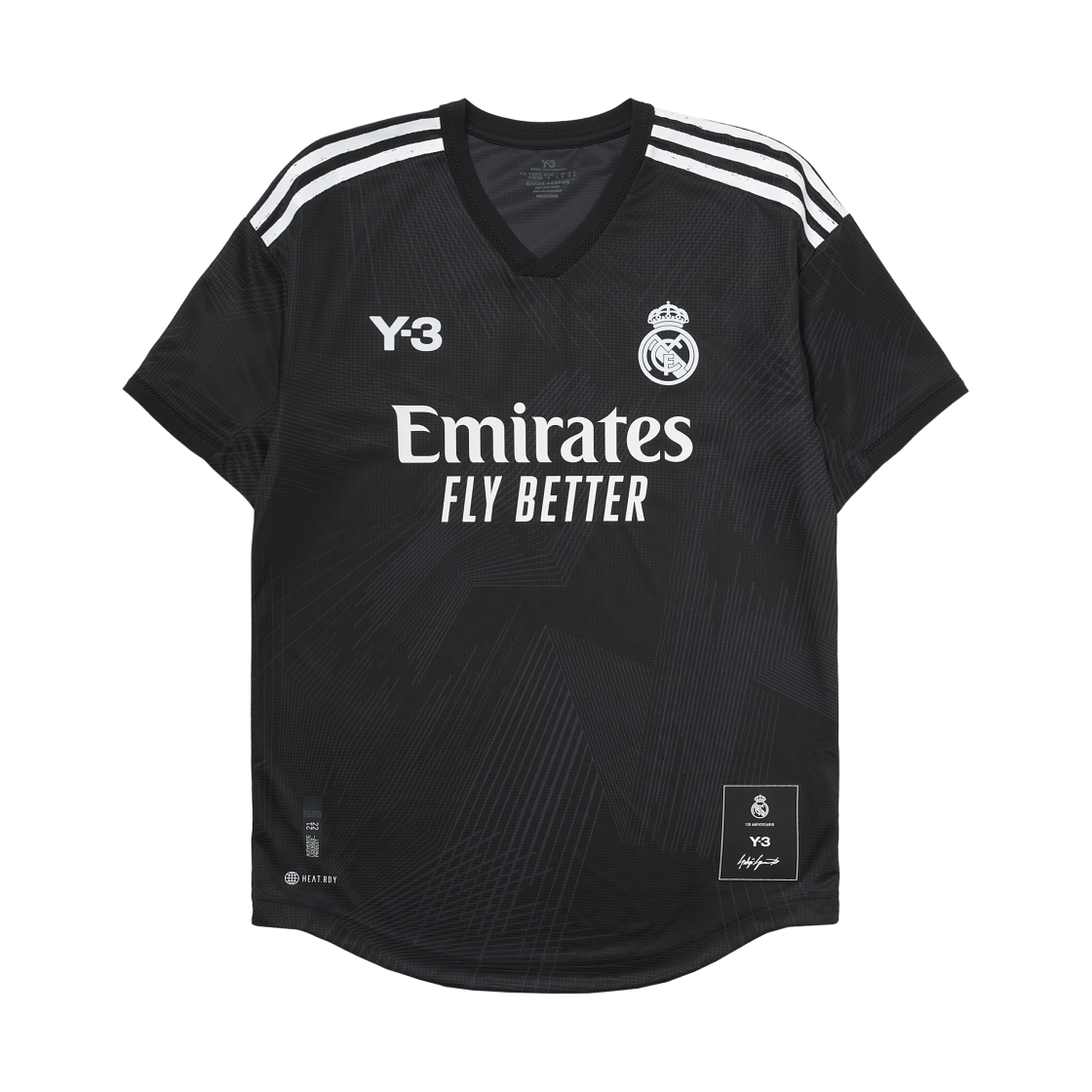 Y-3 x 레알 마드리드 120주년 저지 블랙 기프트 박스 패키지 - US 사이즈(Y-3 x Real Madrid 120th Anniversary Jersey Black Gift Box Package - US Sizing)