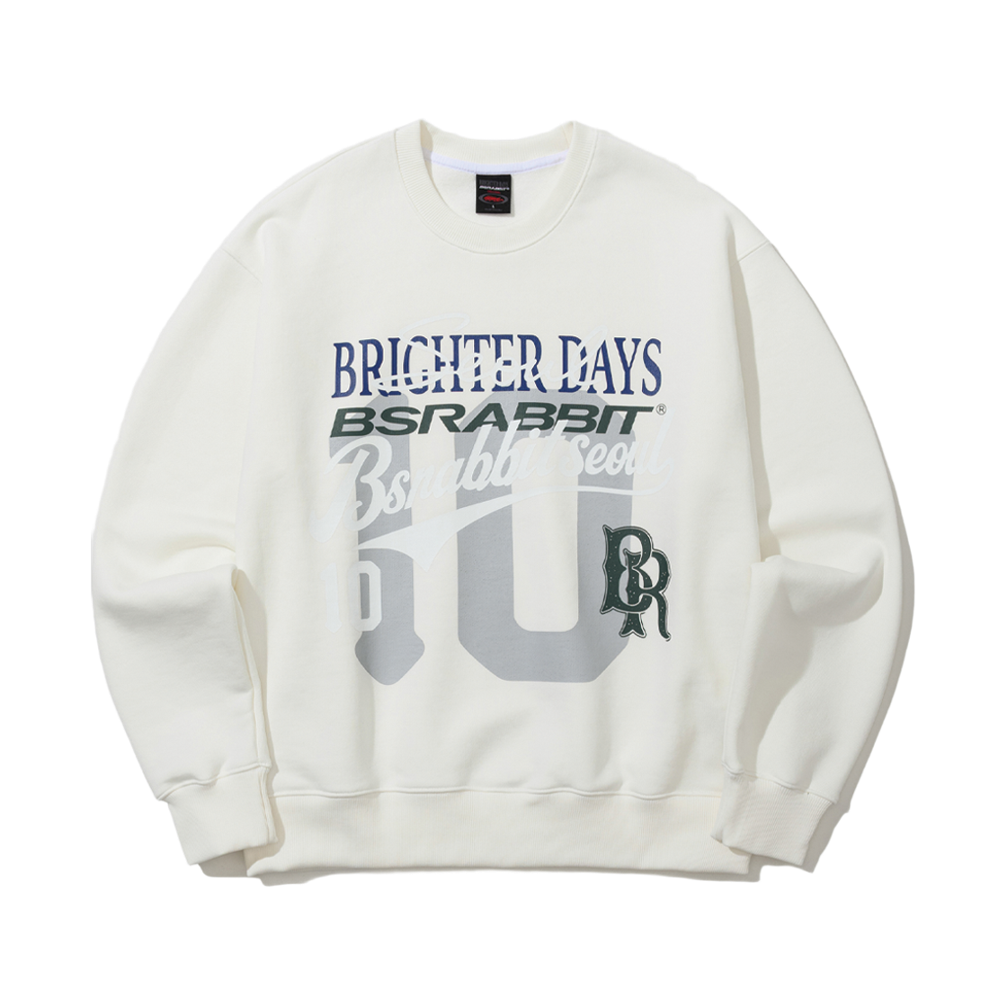 BSR2526FWBD088 Bsrabbit Bsr No.10 Crewneck Light Ivory