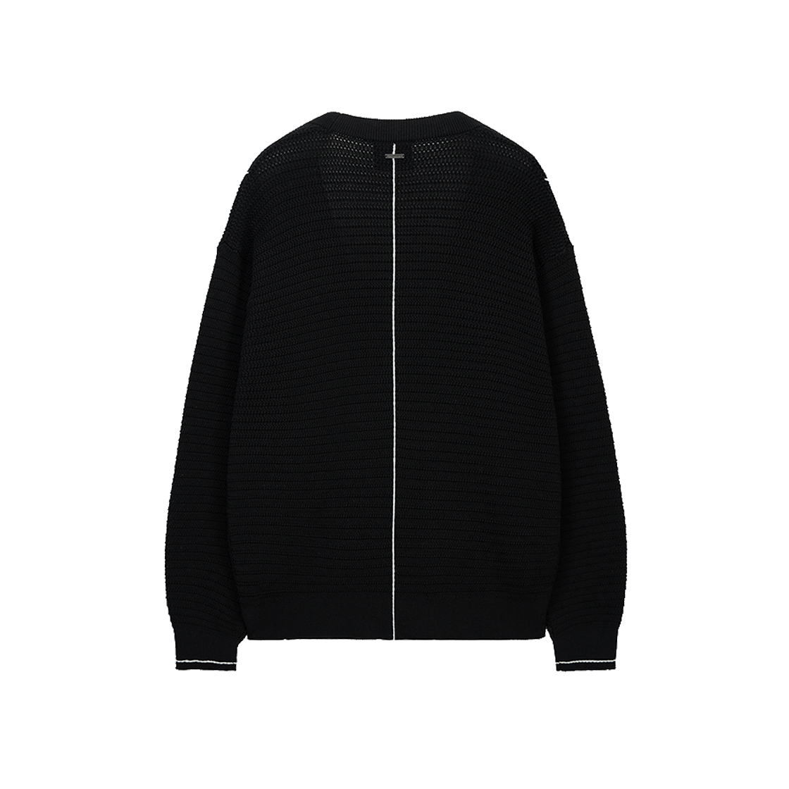 지오송지오 셈블런스 더블브레스트 가디건 블랙 ZI2KT810BK(ZIOSONGZIO SEMBLANCE Double Breasted Cardigan Black) - 2