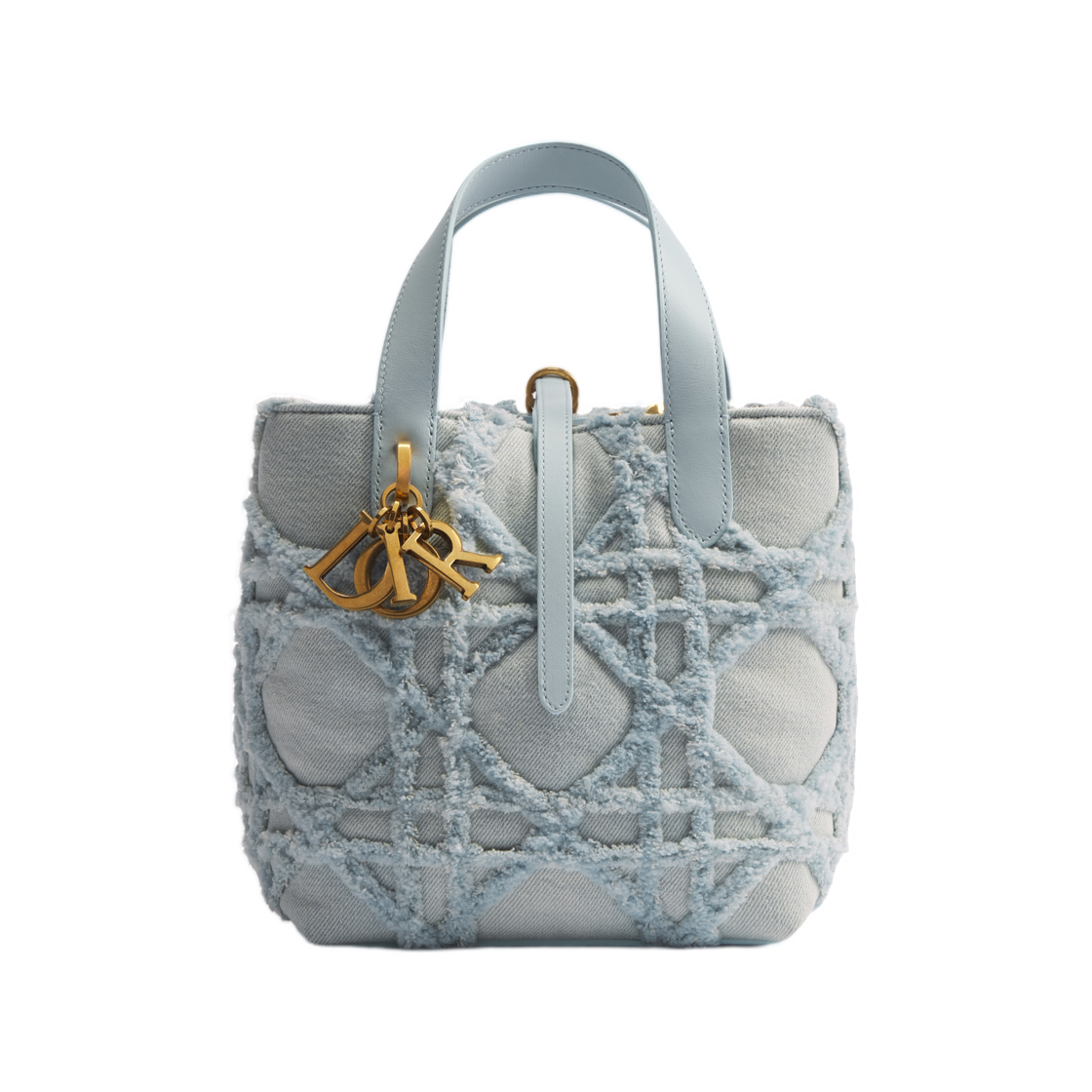 디올 뚜주흐 스몰 버티컬 토트백 까나쥬 데님 블루(Dior Toujours Small Vertical Tote Bag Cannage Denim Blue) - 1