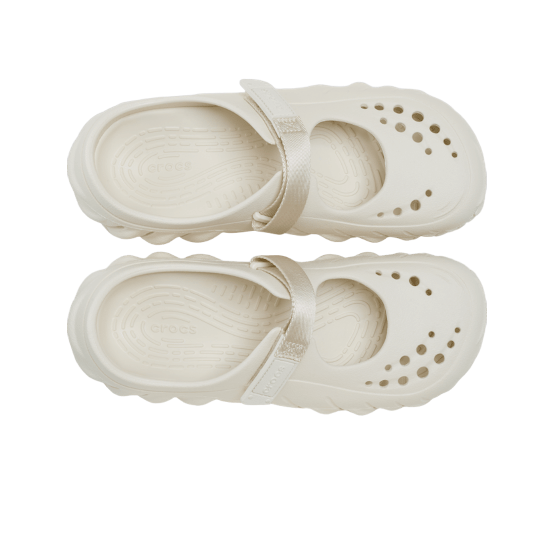 (W) 크록스 에코 메리 제인 클로그 서밋 화이트((W) Crocs Echo Mary Jane Clog Summit White) - 2
