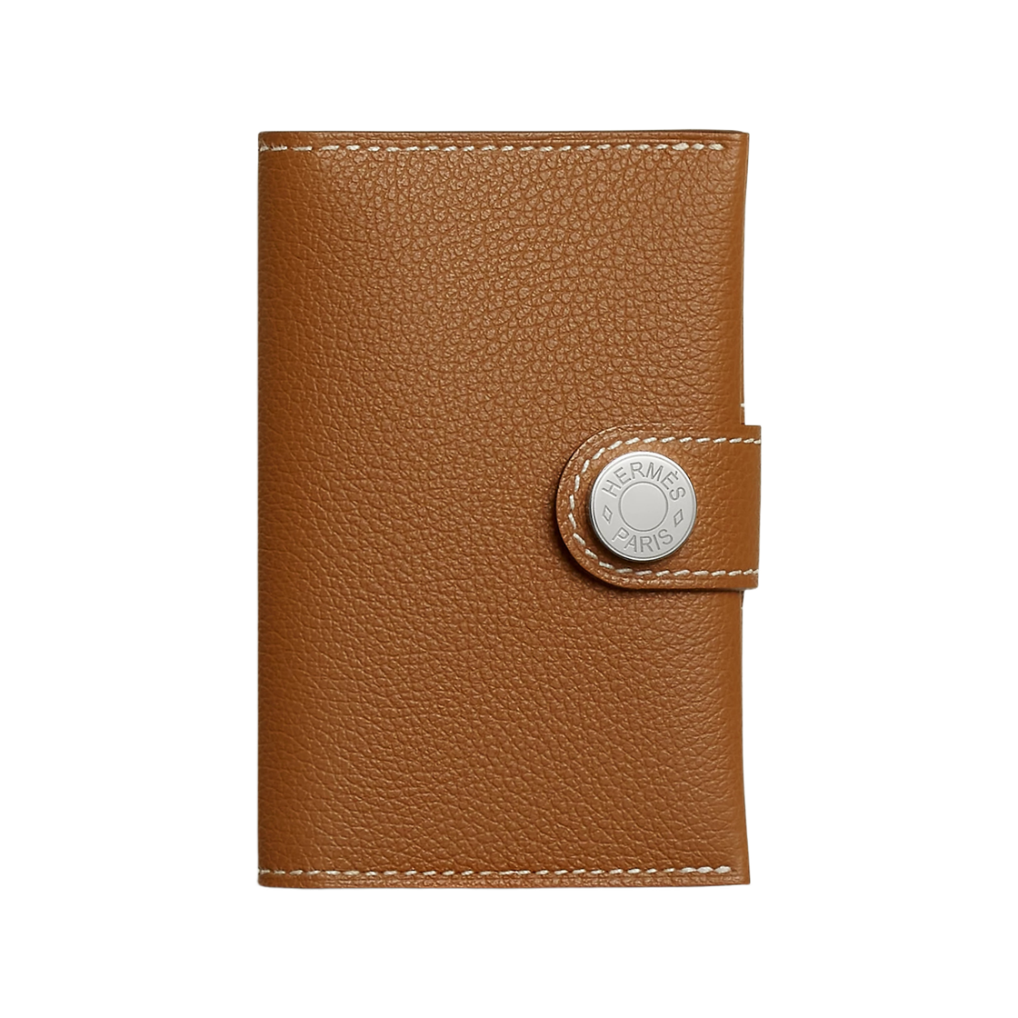 H088006CK37 Hermes R.M.S Card Holder Evercolor & Palladium Gold