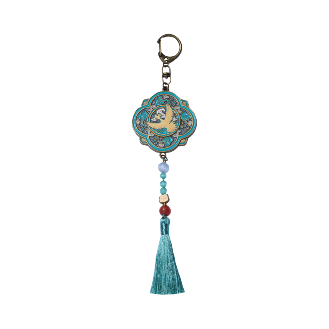 - Pokemon Store Korean Traditional Edition Tassel Keyring Ho Oh