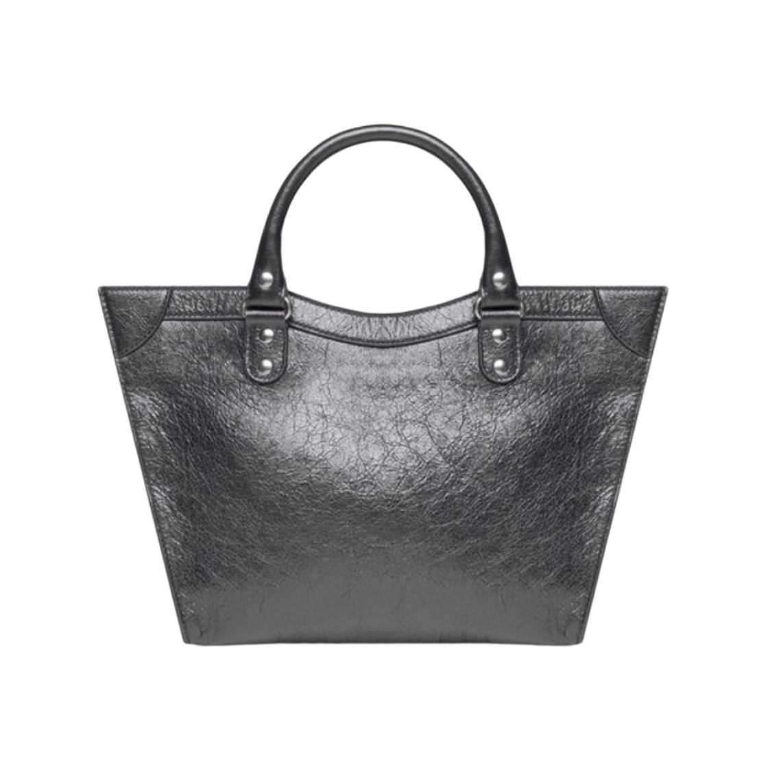 발렌시아가 네오 클래식 업사이드 다운 미디움 이스트 웨스트 토트백 다크 그레이(Balenciaga Neo Classic Upside Down Medium East-West Tote Bag Dark Grey) - 2