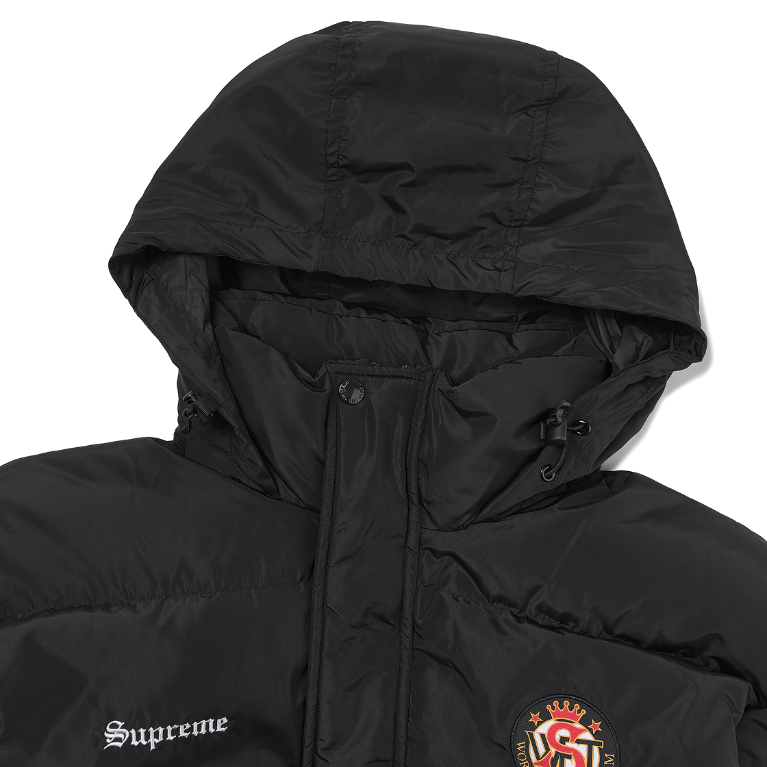슈프림 x 엄브로 다운 퍼퍼 자켓 블랙 - 25FW(Supreme x Umbro Down Puffer Jacket Black - 25FW) - 3