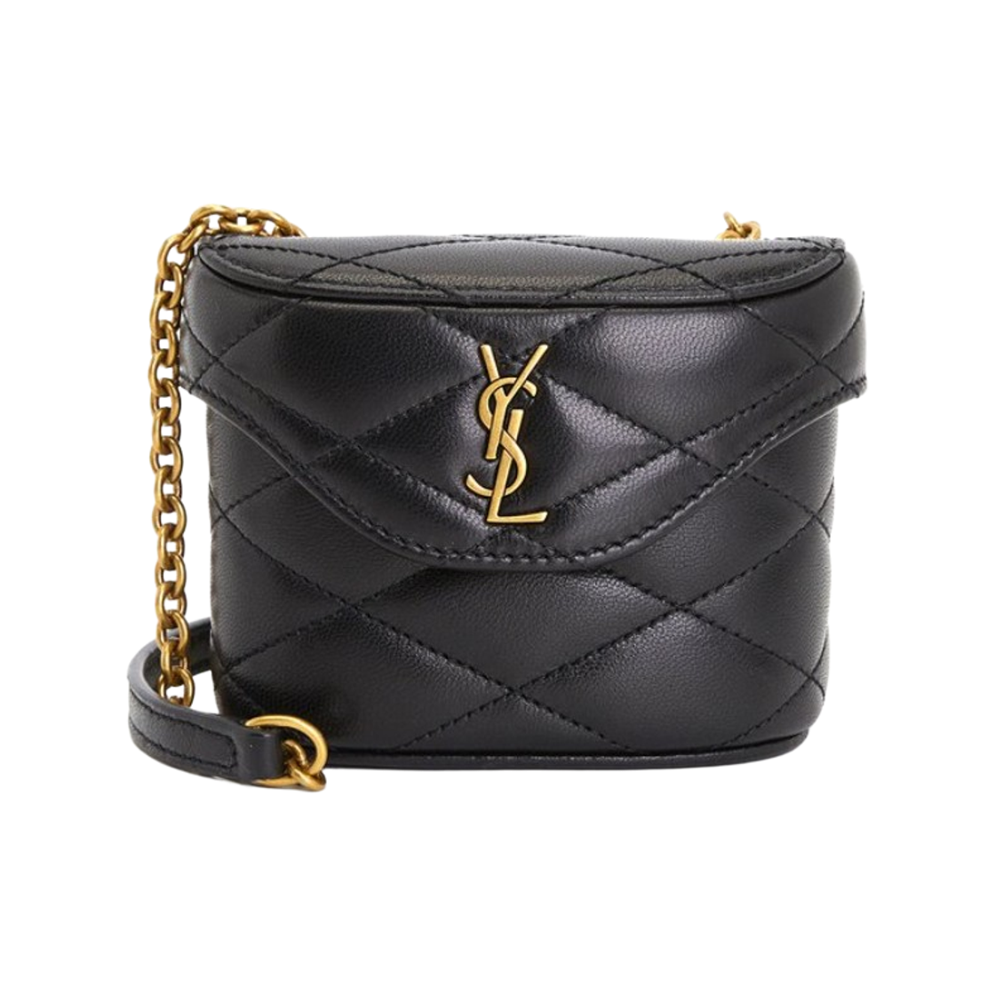 766793-1EL07-1000 Saint Laurent June Micro Box Shoulder Bag Black