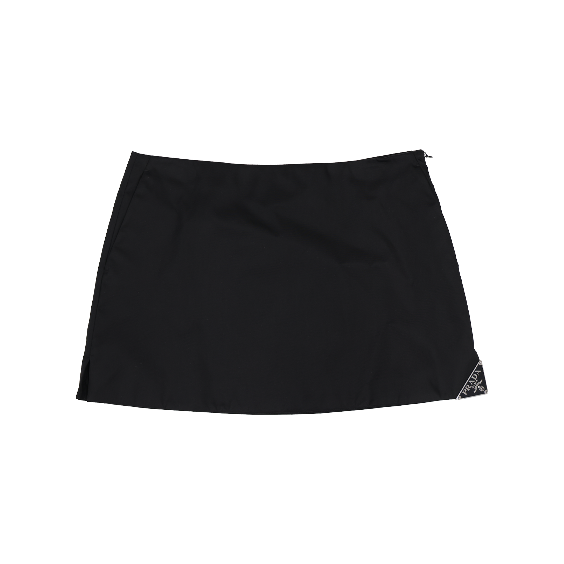 ITPDIJA3RSF3 Prada 21H939 Re-Nylon Mini Skirt - Black