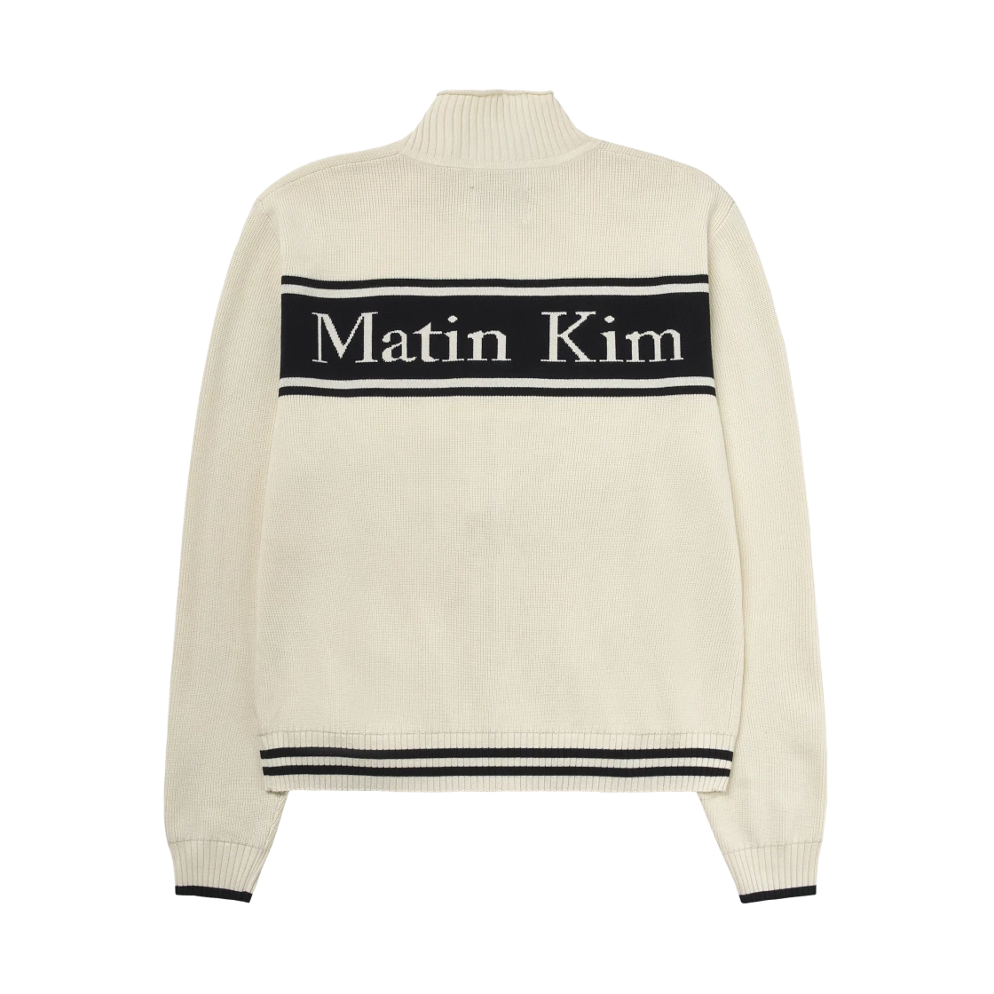 Matin Kim Matin Kim Spell Point Stripe Knit Cardigan Ivory · S