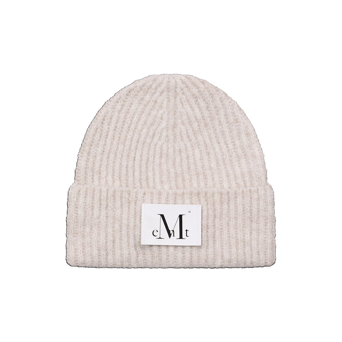 P00000SV MUCENT Puni Knit Beanie Unisex Light Beige