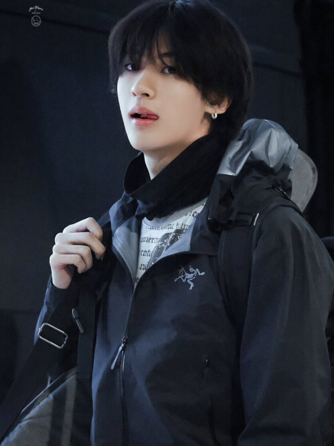 Arc'teryx Sabre Jacket Black, Arc'teryx Beta SL Jacket Olive Moss Euphoria 착용 스타일 - 2