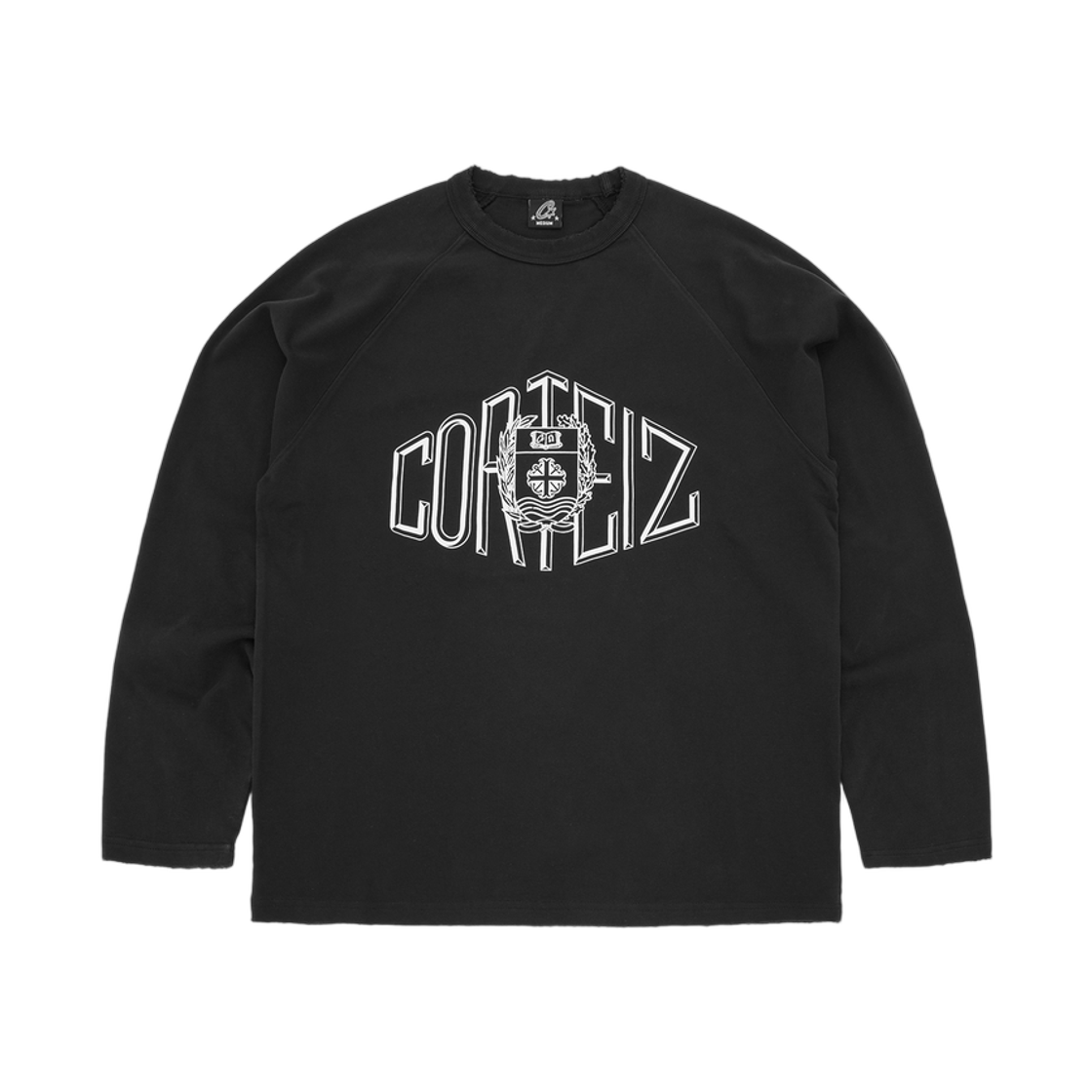 코르테이즈 소포모어 래글런 롱슬리브 블랙(Corteiz Sophomore Raglan L/S Black)