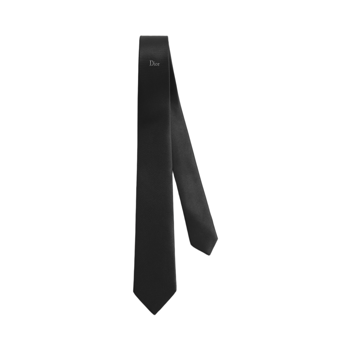 68C1047B6043-C988 Dior Tie Silk Black