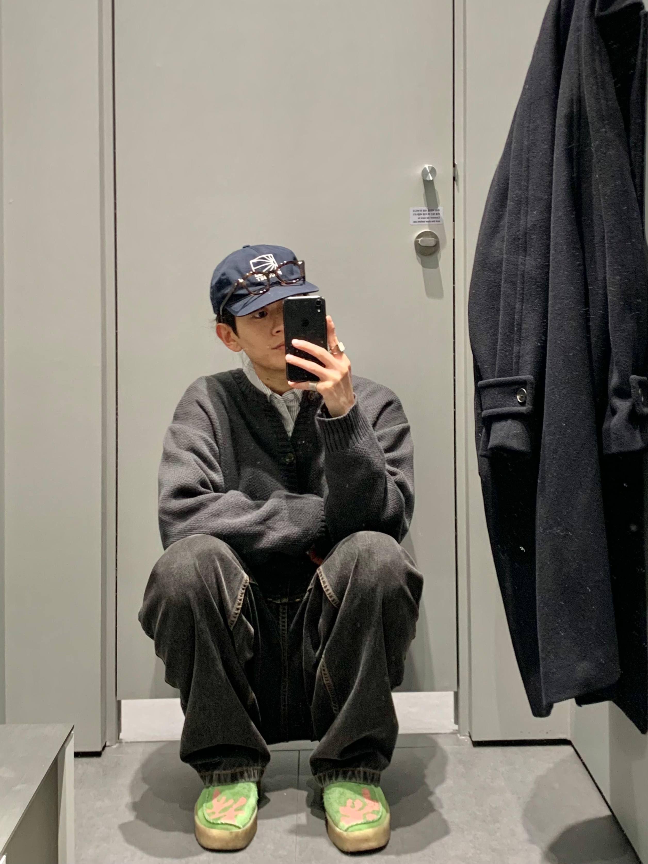 Clarks Originals x Salehe Bembury Lugger Cupsole Dark Green, Gentle Monster x Maison Margiela MM217 Silver Clear 착용 스타일 - 2