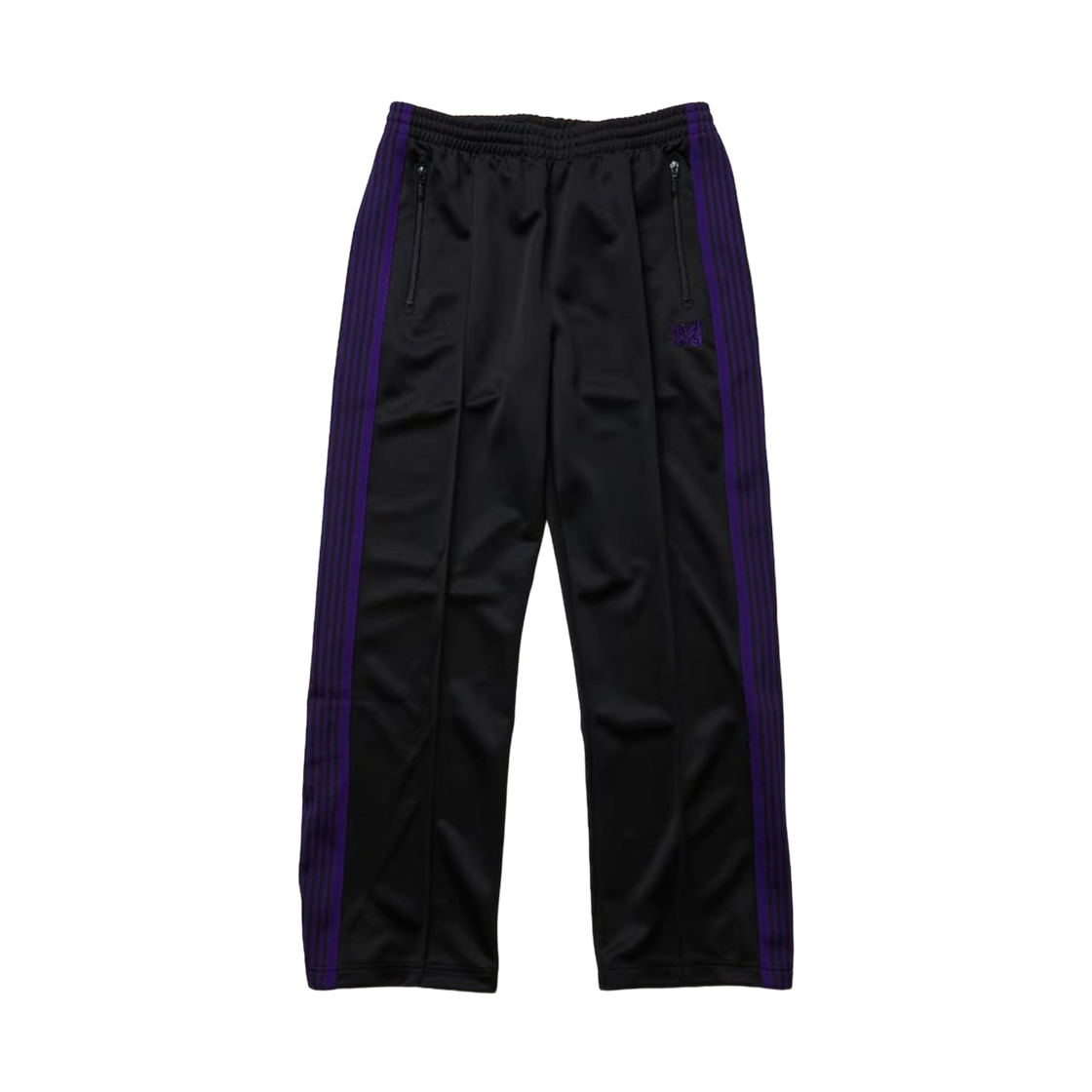 PU1594 Needles x Freak's Store Track Pants Black Purple