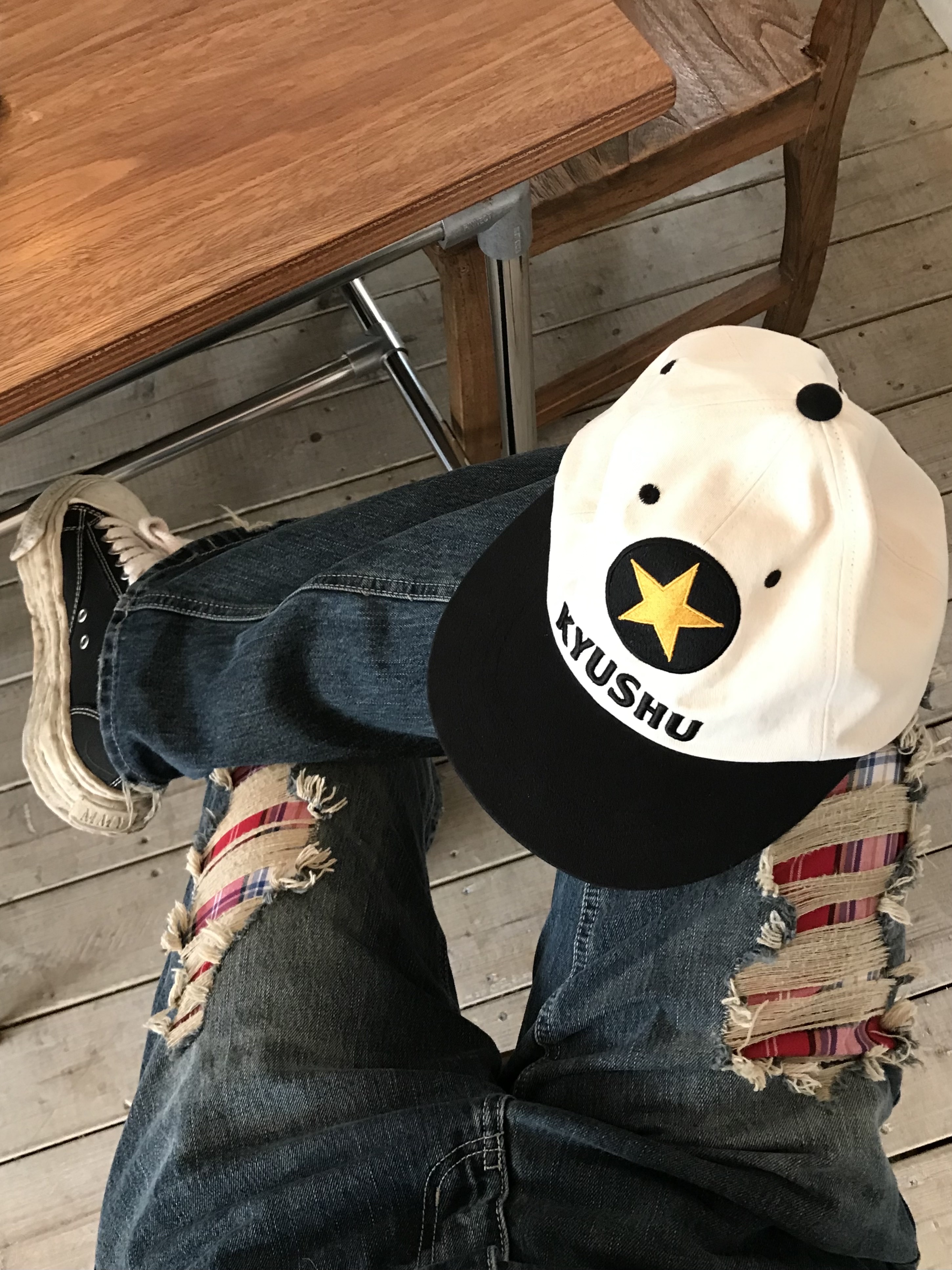Aoiro KYUSHU Star ビール Cap 착용 스타일