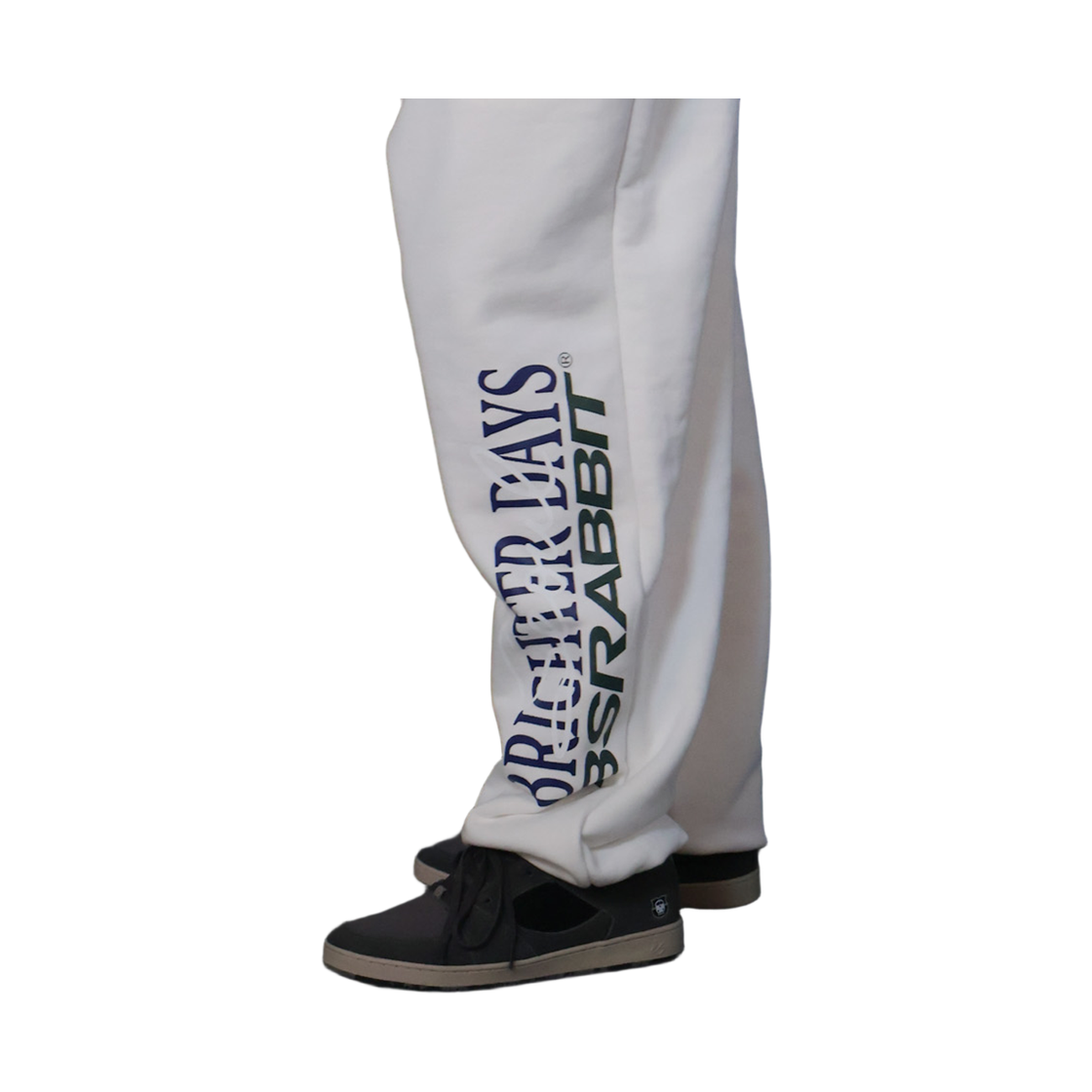 비에스래빗 비에스알 넘버10 조거 트레이닝 팬츠 아이보리(Bsrabbit Bsr No.10 Jogger Black Light Ivory) - 3