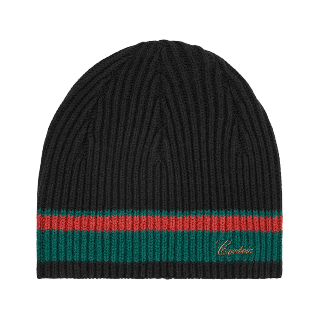 코르테이즈 지아니 니트 비니 블랙(Corteiz Gianni Knit Beanie Black)