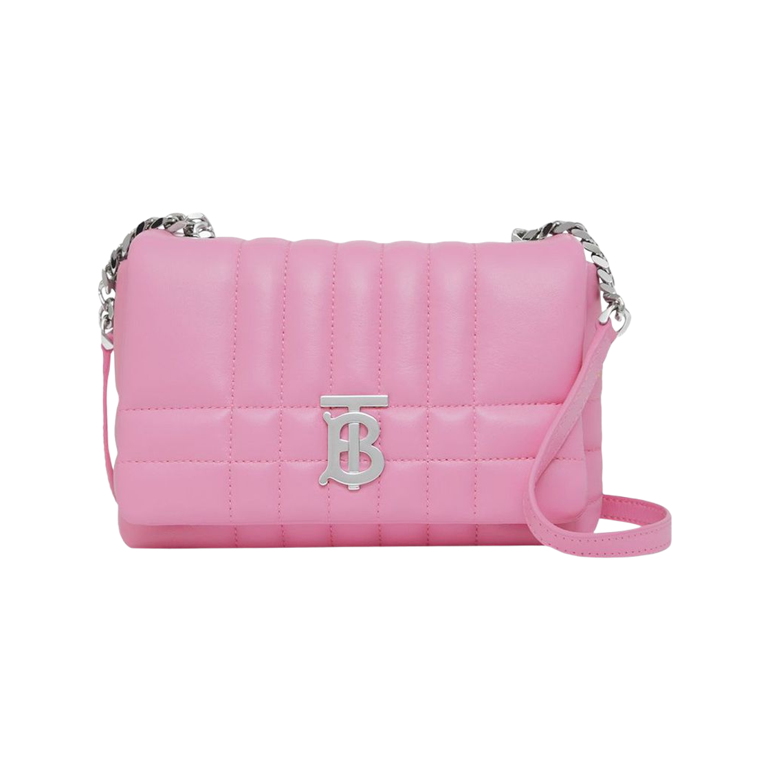 8055162 Burberry Mini Lola Satchel Bag Primrose Pink