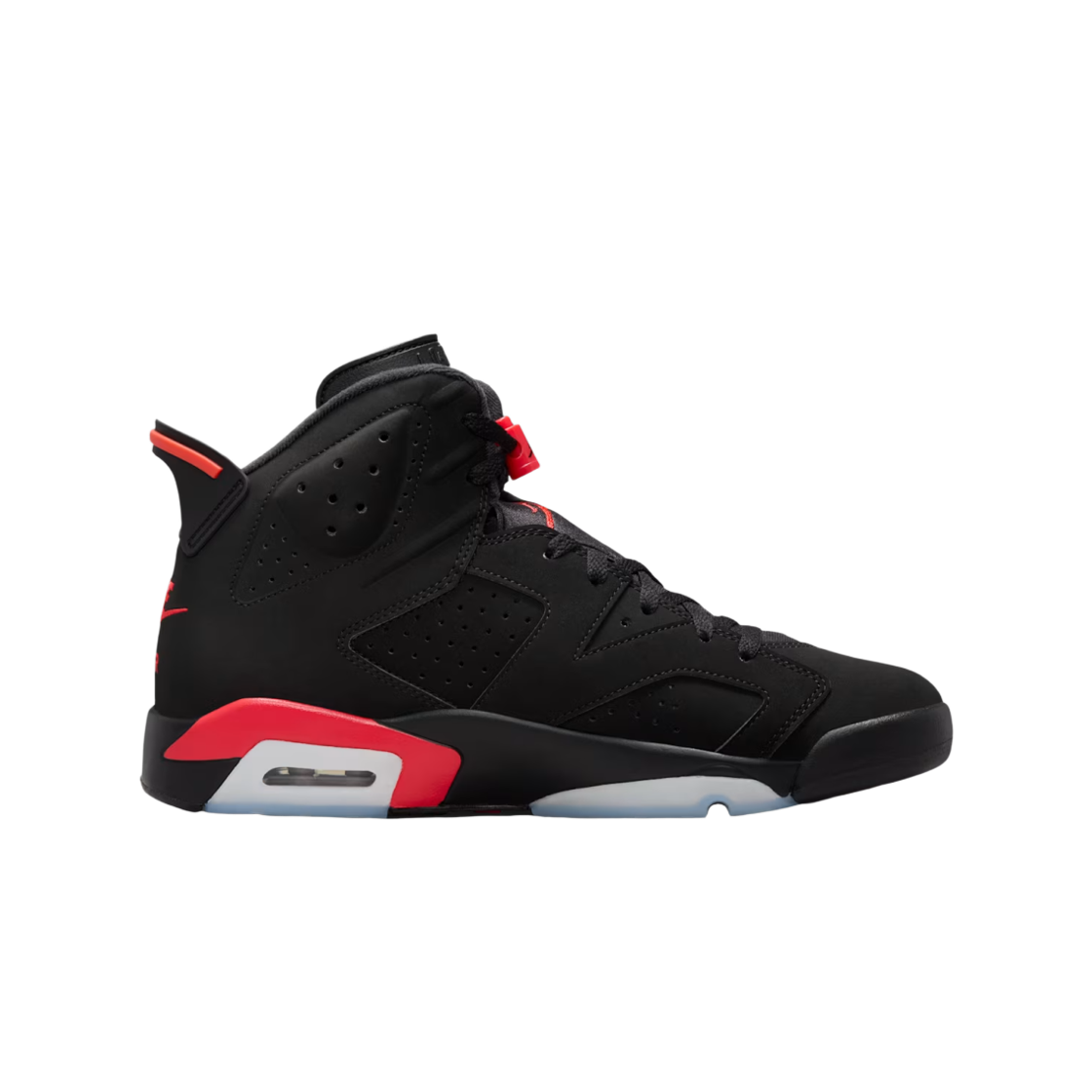 조던 6 레트로 인프라레드 세일즈맨 블랙 앤 라이트 크림슨