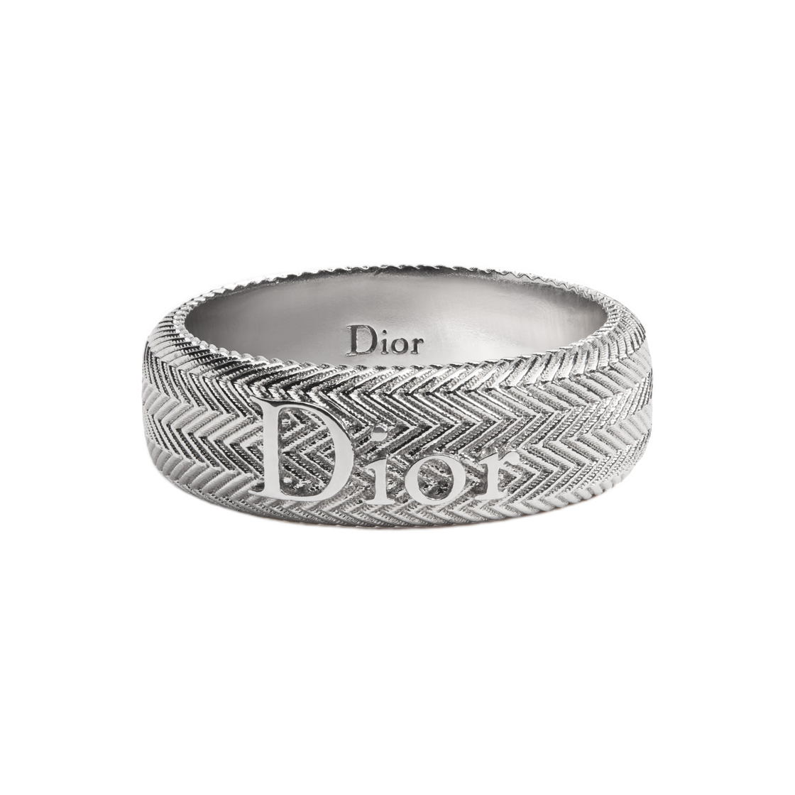 디올 기요세 링 실버 실버(Dior Guilloche Ring Silver Silver) - 1