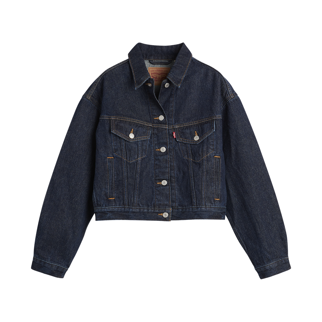 A9155-0016 Levi's Shrunken 90's Trucker Jacket Dark Indigo