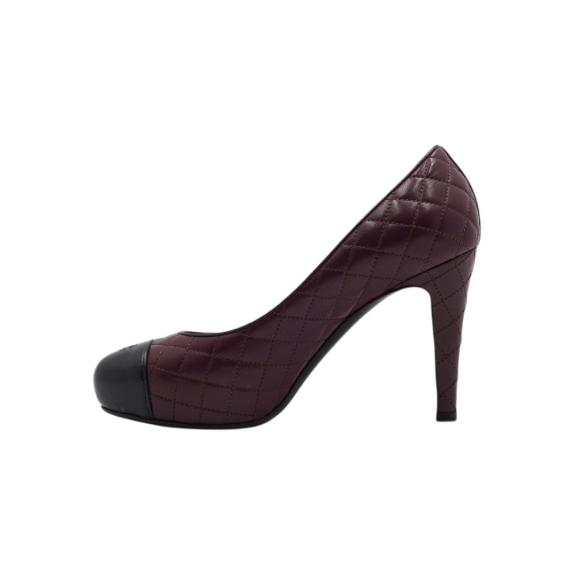 ITPVJKK7EQ6B Chanel G28759 Purple Quilted Pumps