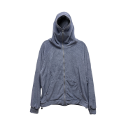 Kiiace Towel Full-zip Hoodie Dust Blue