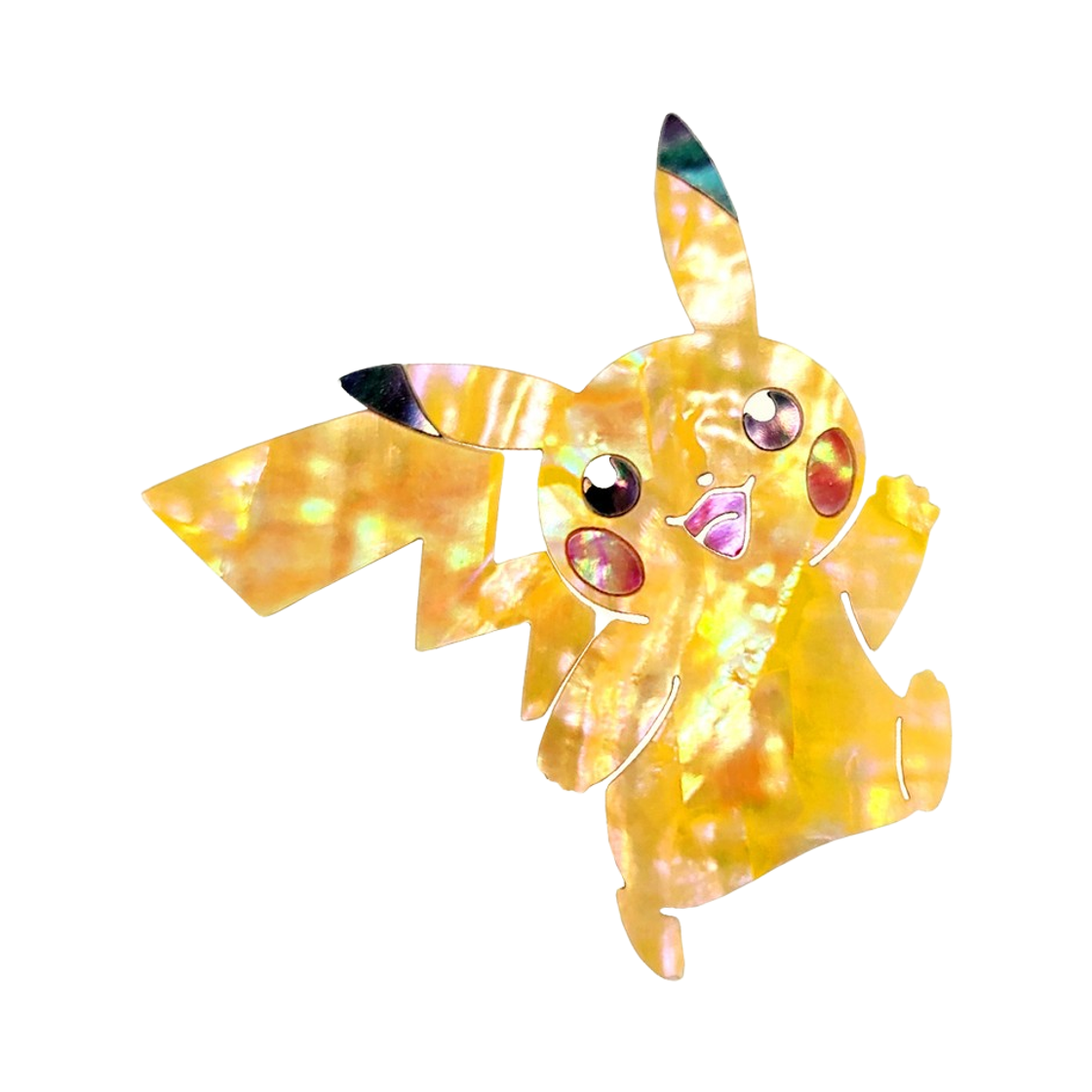 포켓몬 스토어 전통 에디션 자개 스티커 피카츄(Pokemon Store Korean Traditional Edition Mother Pearl Sticker Pikachu) - 1