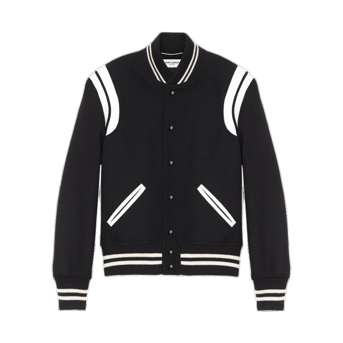 376283_Y180W_1900_22F [15% 쿠폰] (W) Saint Laurent Teddy Jacket in Wool Black