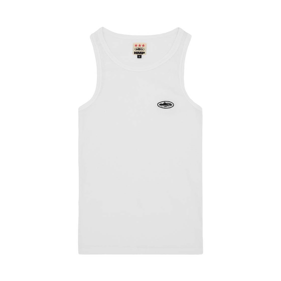 코르테이즈 HMP 에센셜 탱크탑 화이트(Corteiz HMP Essentials Tank Top White)