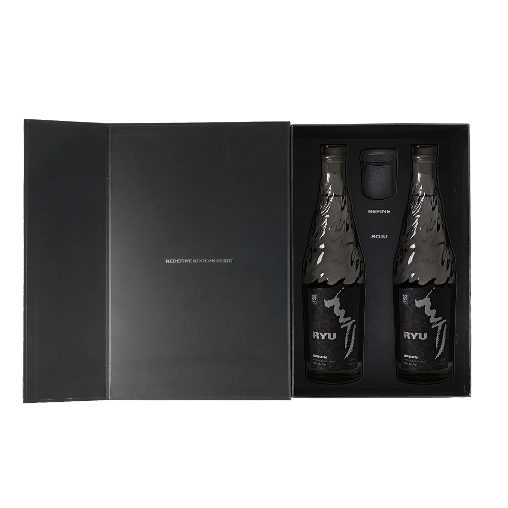 [설 선물 패키지] 류 증류소 오리진 소주 하이엔드 패키지 (쇼핑백 포함)([설 선물 패키지] RYU Distillery RYU Origin Package)