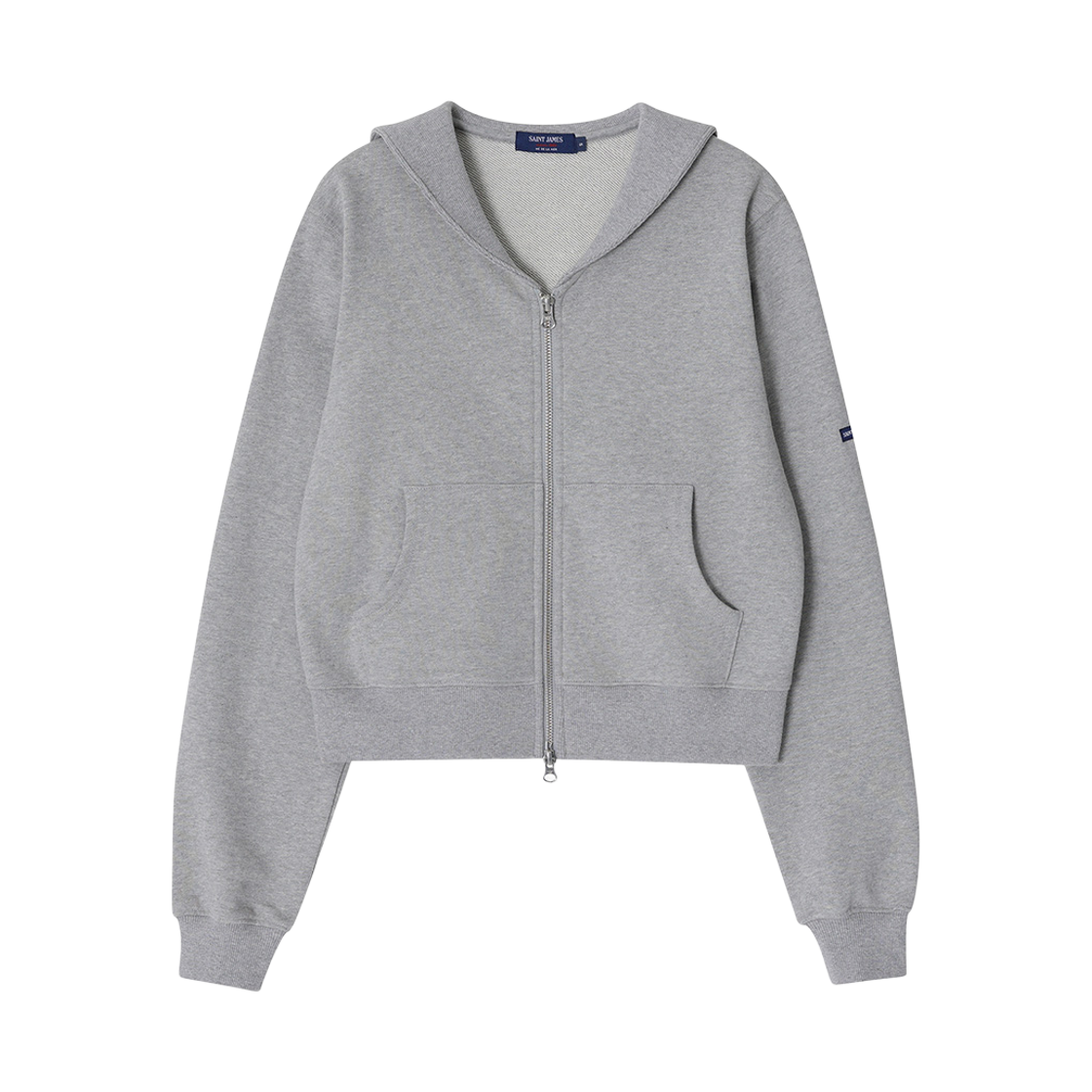 세인트 제임스 봉봉 집업 세일러 그레이(Saint James Bon Bon Zip-Up Sailor GRY)