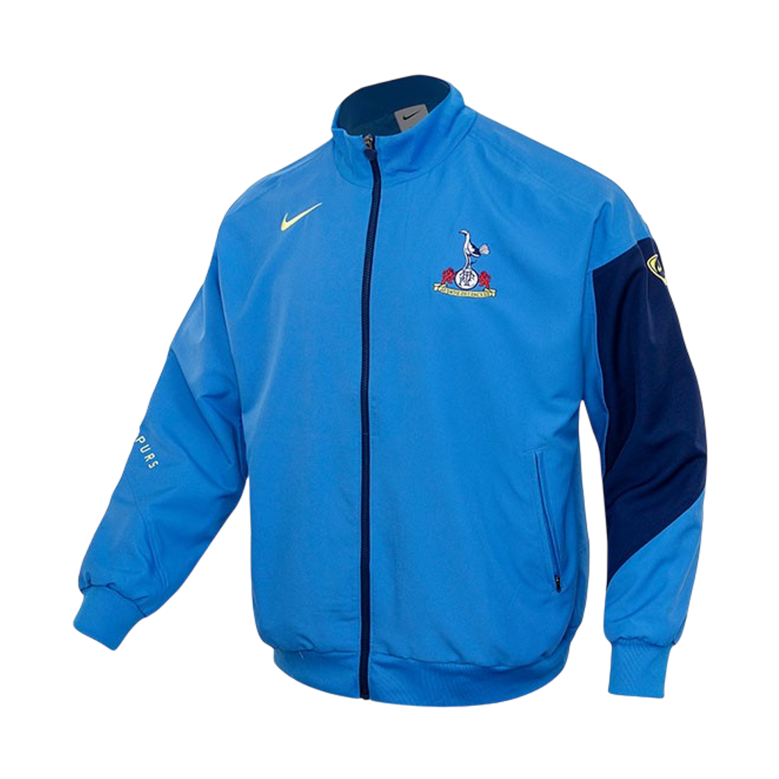 나이키 토트넘 홋스퍼 스트라이크 3rd 드라이핏 토탈 90 사커 앤섬 자켓 퍼시픽 블루 블루 보이드 (HM4142-428) (논 마킹 버전)(Nike Tottenham Hotspur Strike Third Dri-Fit Total 90 Soccer Anthem Jacket Pacific Blue Blue Void (HM4142-428) (Non Marking Ver.))