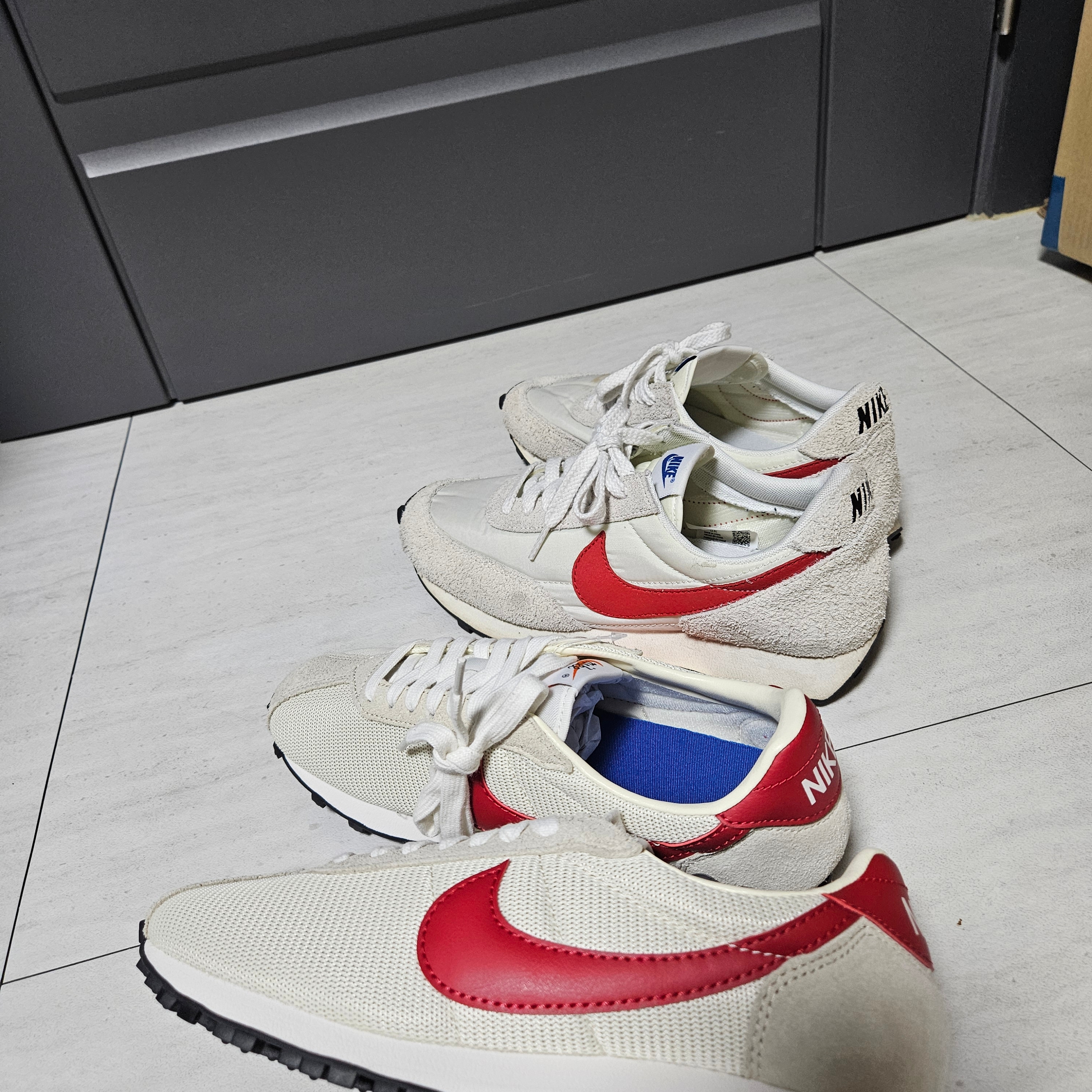 (W) Nike LD-1000 Coconut Milk Sail 착용 스타일 - 1