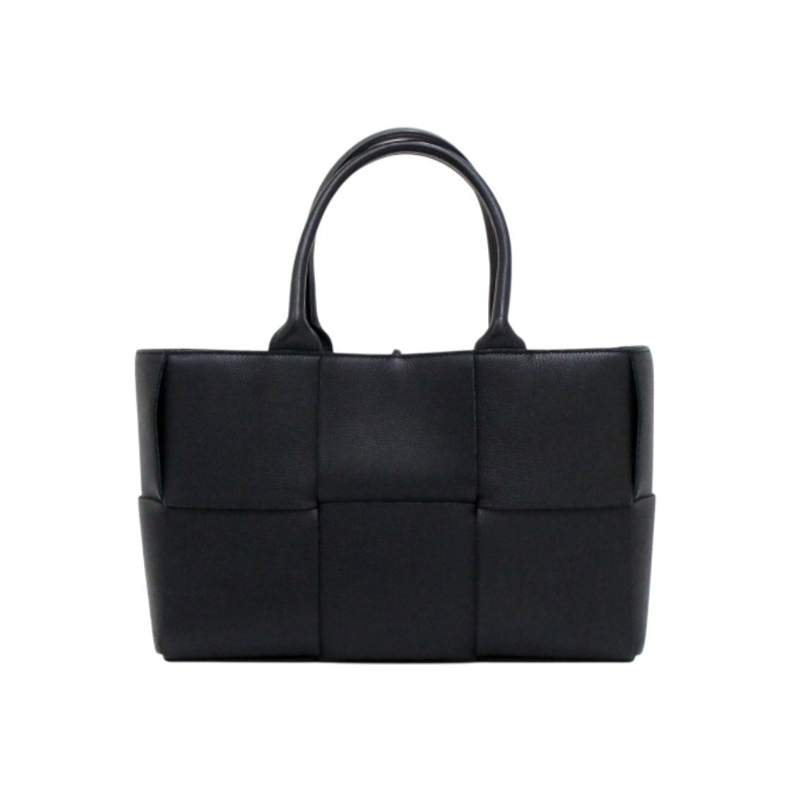 ITUOCME68UJB Bottega Veneta Black Intrecciato Small Arco Tote Bag